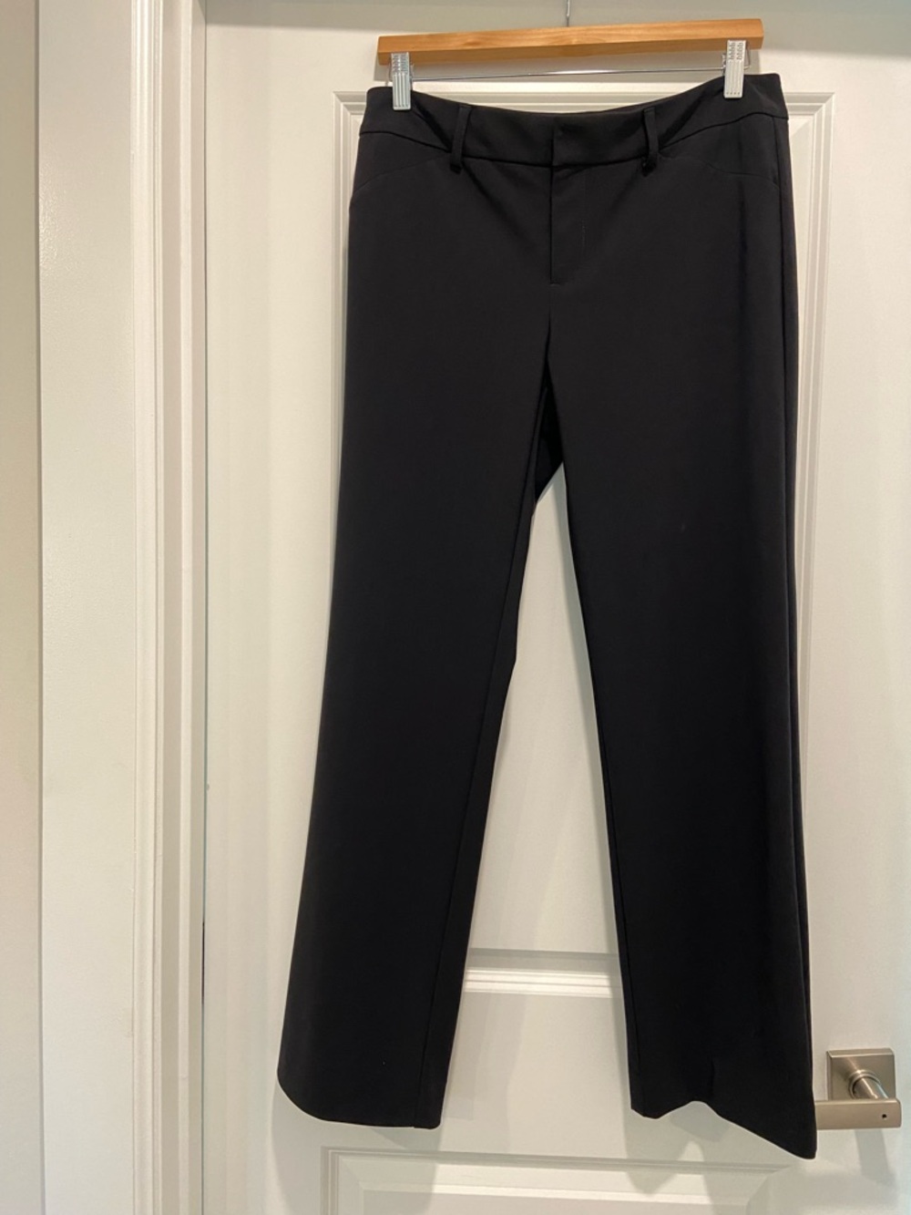 Woman’s black trousers. Pants are made in the USA.